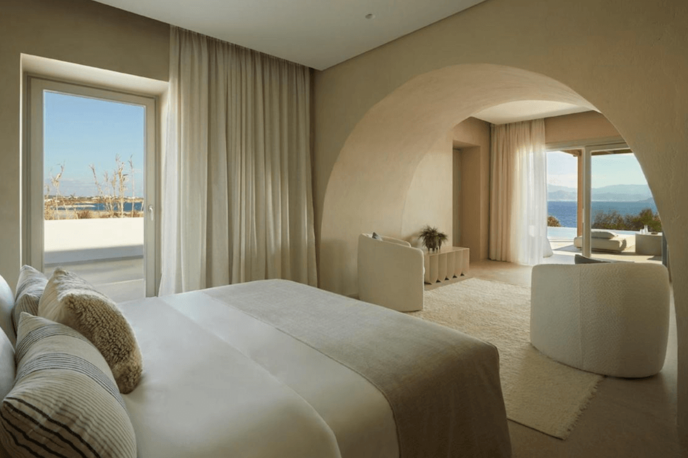 Suite at Parocks Paros, greece- best luxury hotels in Paros Greece