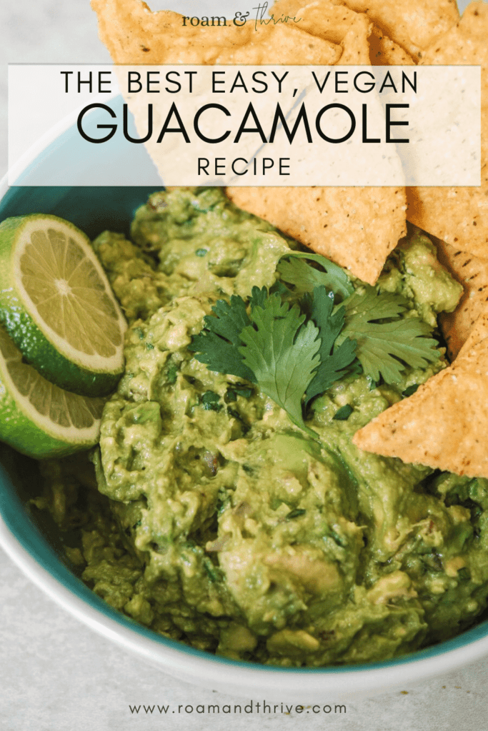 easy vegan guacamole recipe