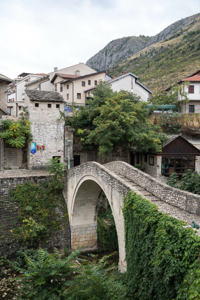 Crooked bridge, Mostar, Bosnia