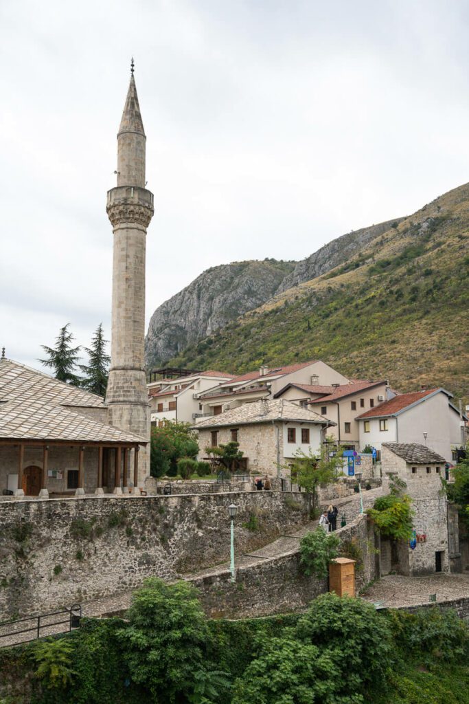 stone streets of Mostar, Bosnia