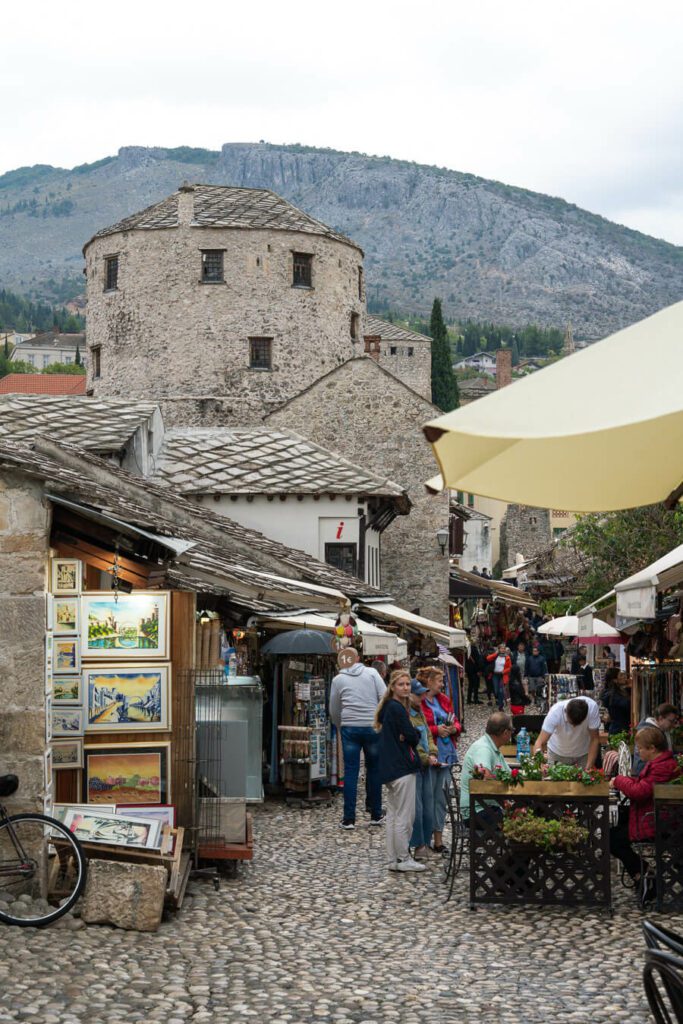 Old Bazaar in Mostar old town
