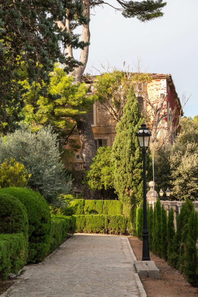 jardins rei joan carles in Valldemossa Mallorca