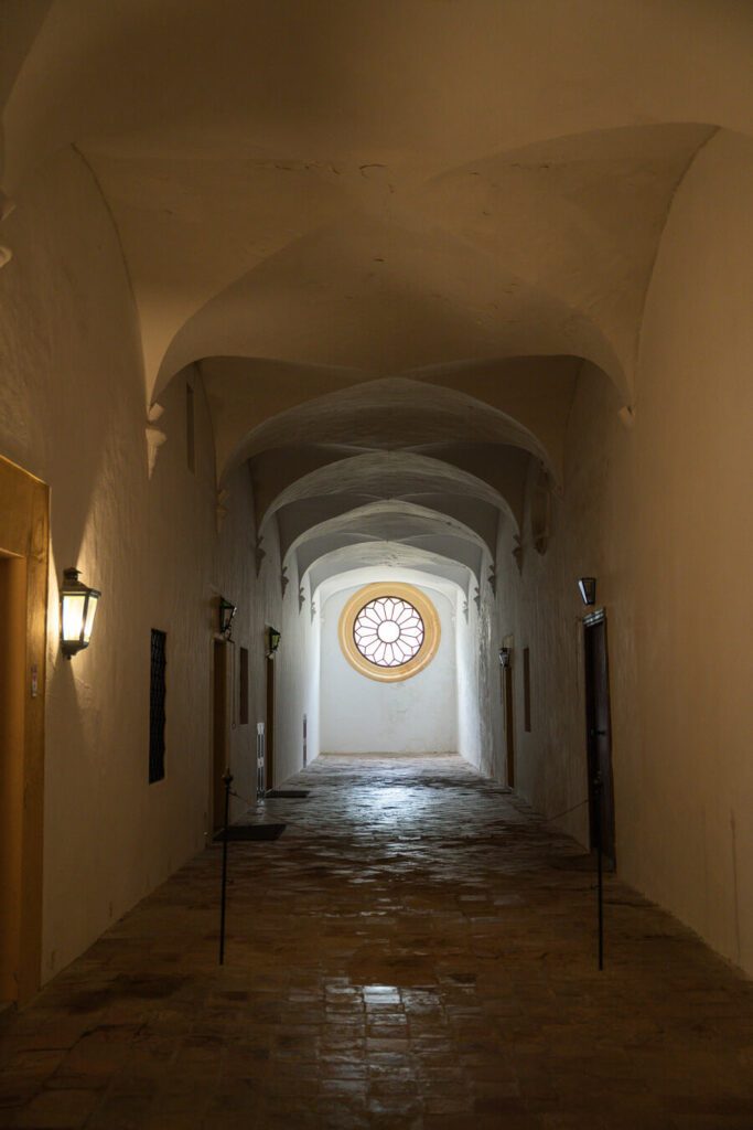 Carthusian monastery corridor