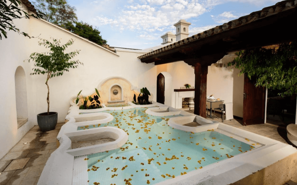 Villa Las Mil Flores, spa master suite, a luxury hotel in Antigua