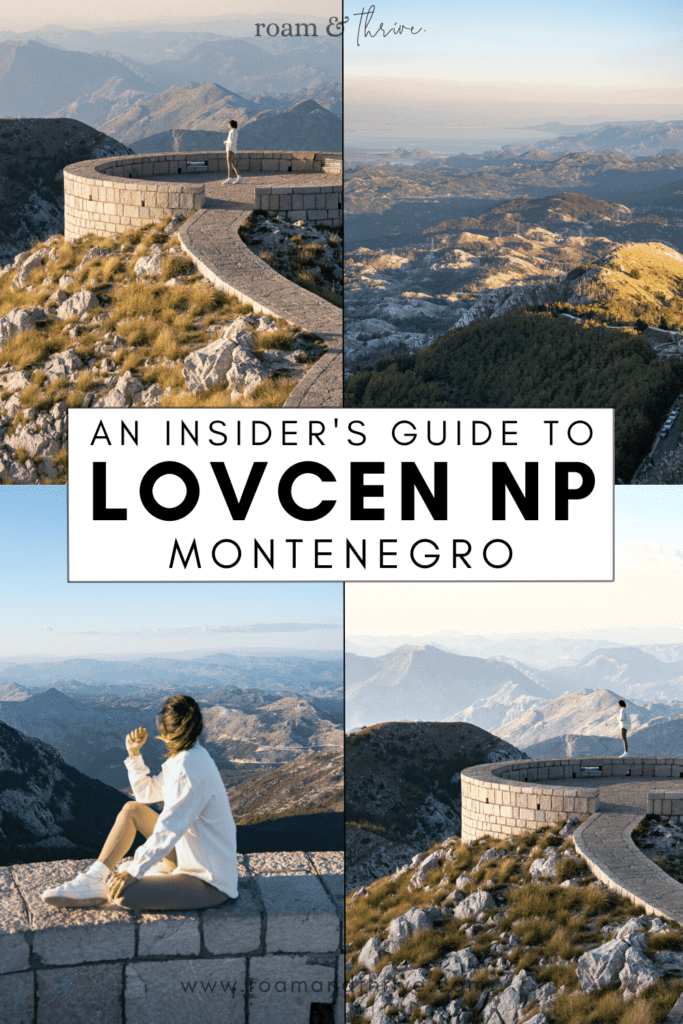 a travel guide to Lovcen National Park Montenegro