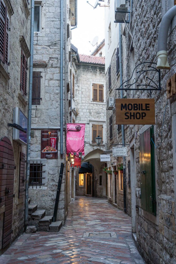 street of Kotor, Montenegro
