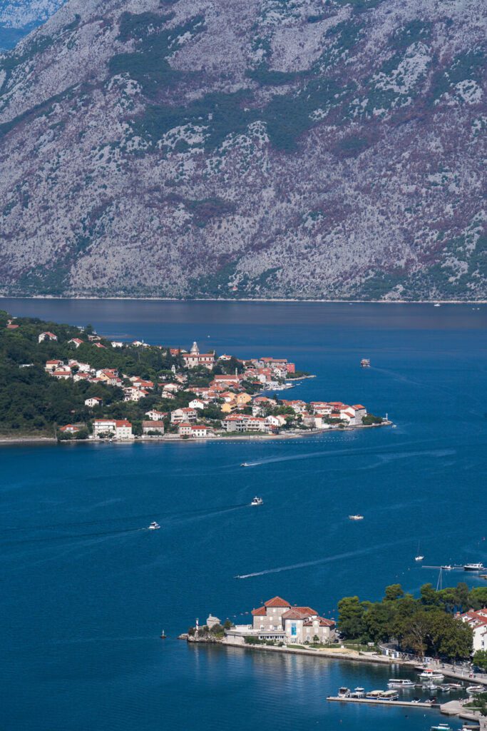 Views of the Bay of Kotor from the Ladder of Kotor one of the best things to do in Kotor
