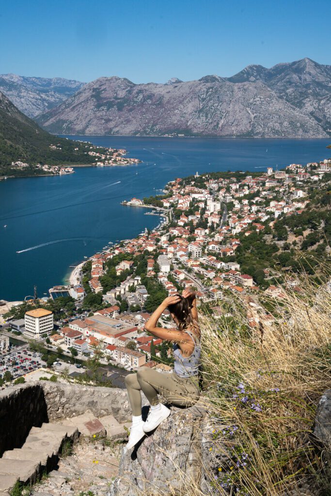 Hiking to St Giovanni Fortress in Kotor