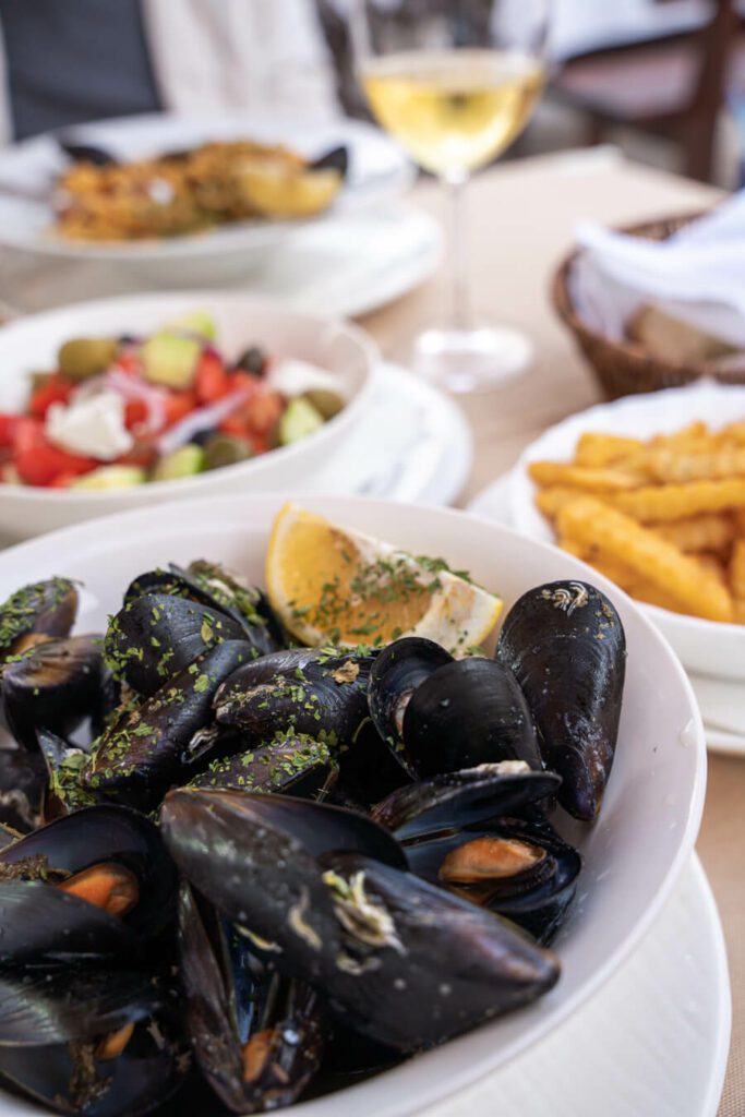 mussels and seafood in MOntenegro