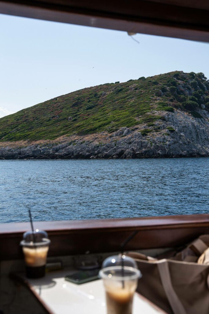 boat trip in Greek islands