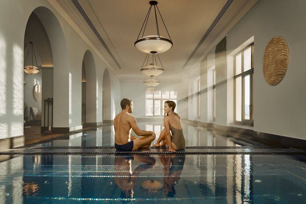 Spa and pool at Regent Porto Montenegro luxury hotels