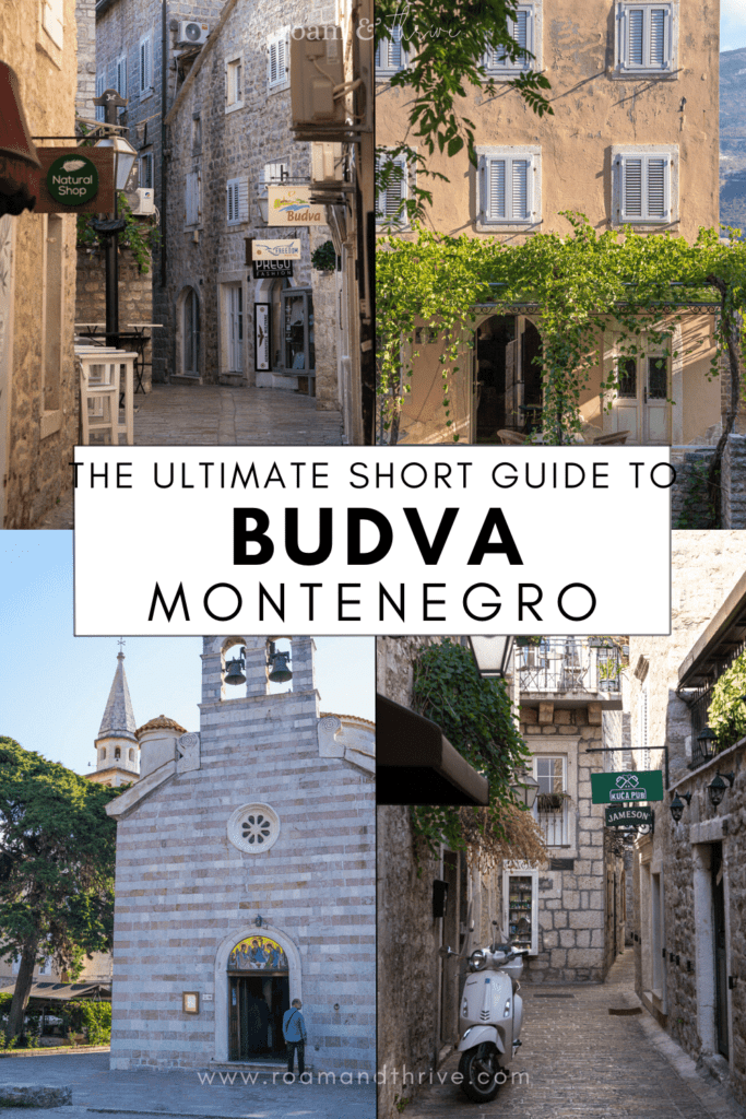 a travel guide to Budva Old Town Montenegro