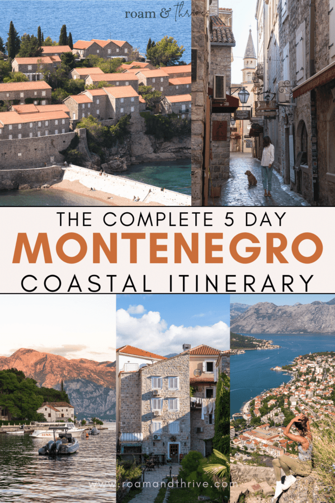 the complete 5 day montenegro itinerary