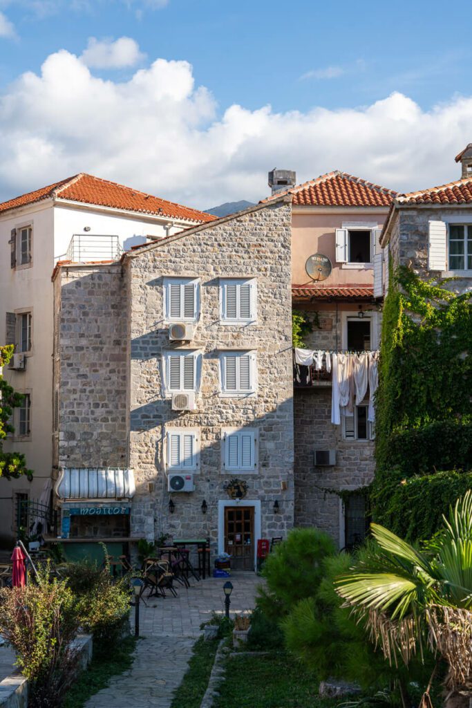 stone buildings in Budva Montenegro