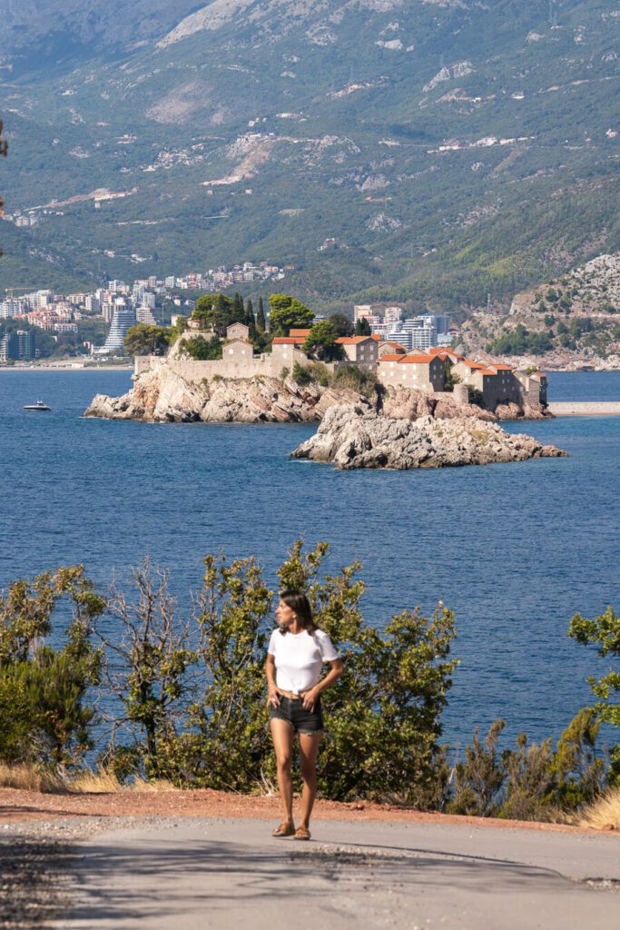 views of Sveti Stefan Montenegro