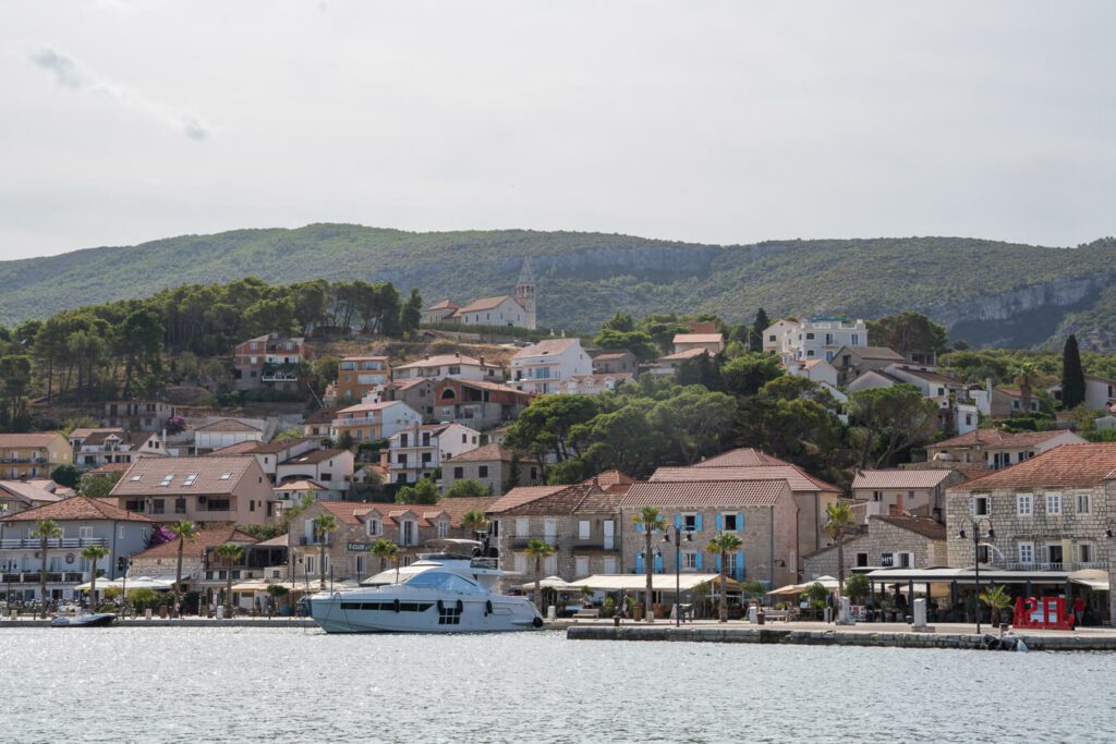 Jelsa waterfront Hvar island Croatia