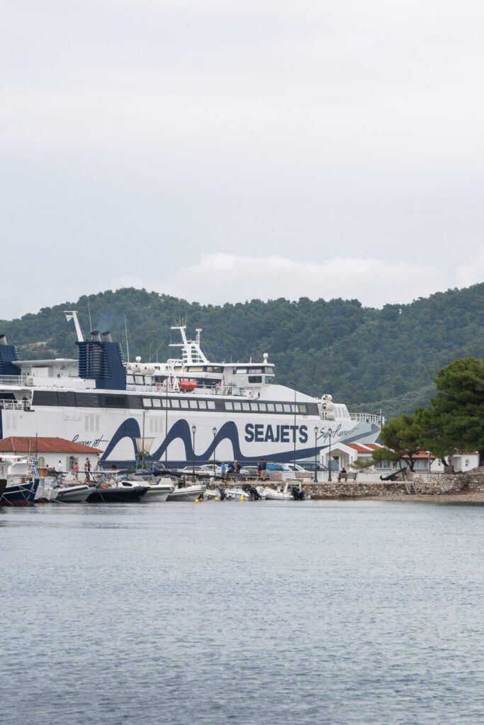 how to get to Skopelos by ferry from Skiathos