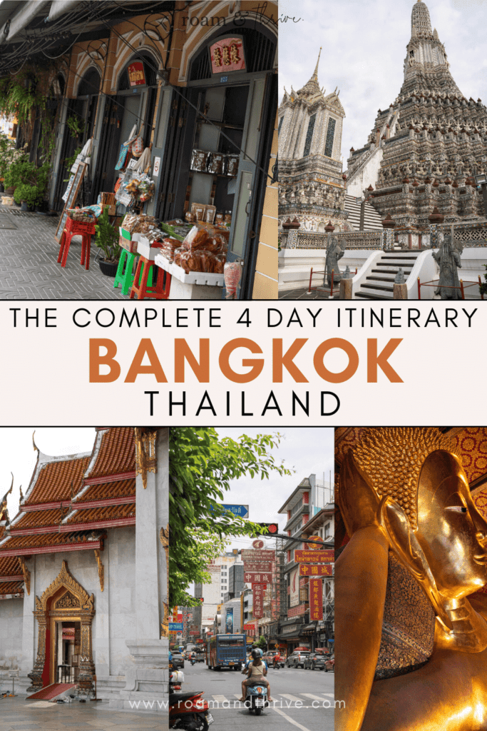 4 Days itinerary in Bangkok thailand