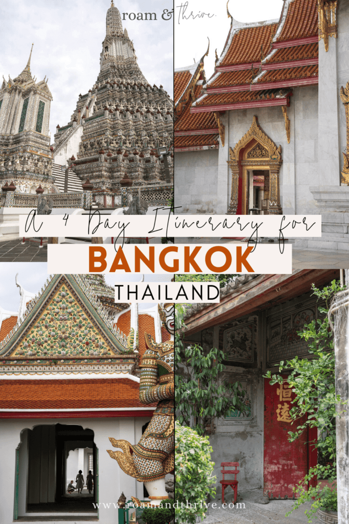 Bangkok itinerary 4 days in the thai capital