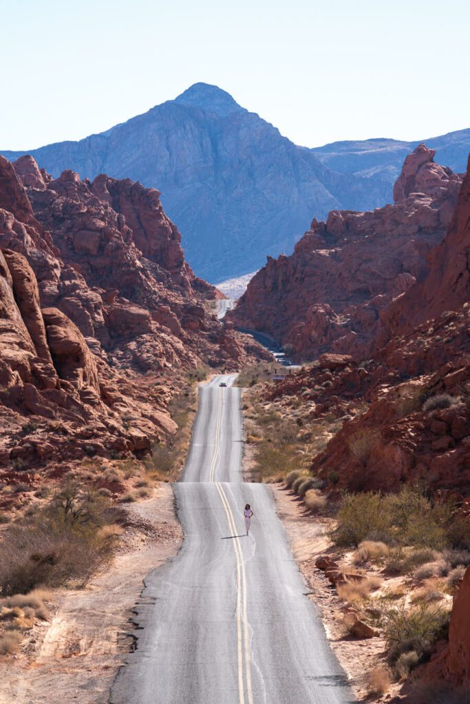 mouse tank road, when visiting valley of fire state park from las vegas
