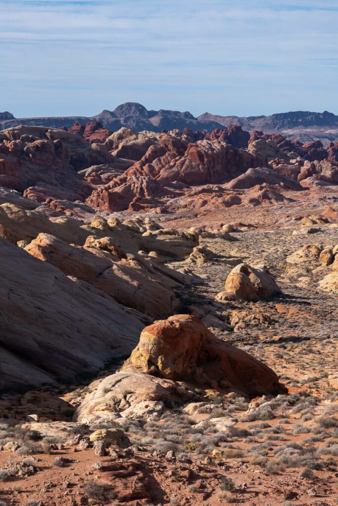 scenery of Valley of Fire State Aprk