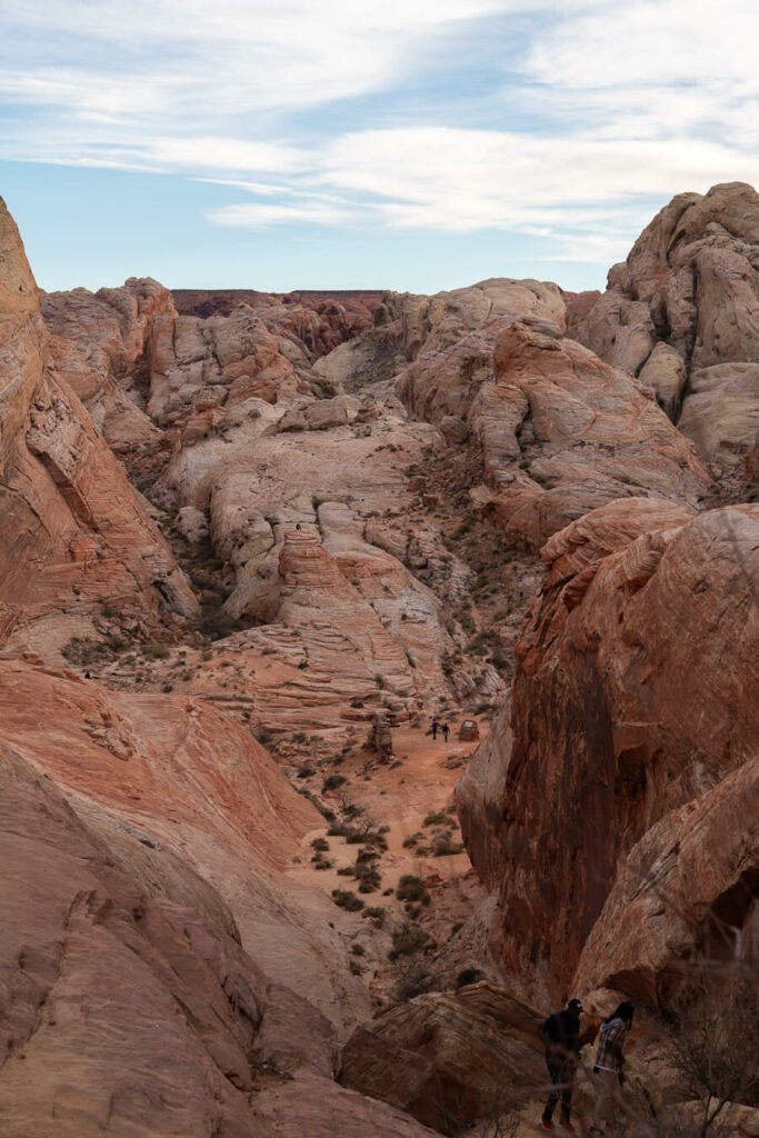 Scenery of valley of fire state park