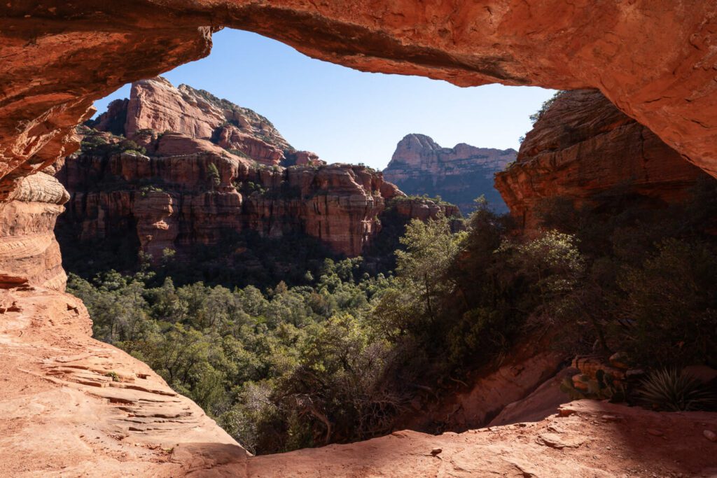 View of Red rock canyon during a 3 days in Sedona itinerary