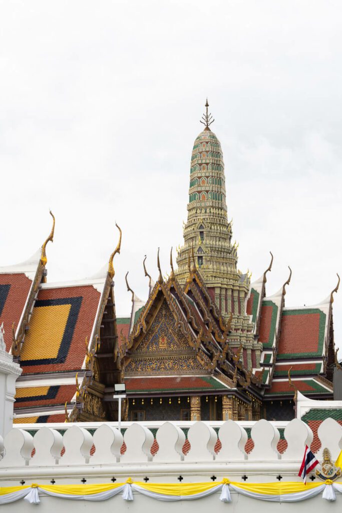 Royal Palace rooftops in Bangkok