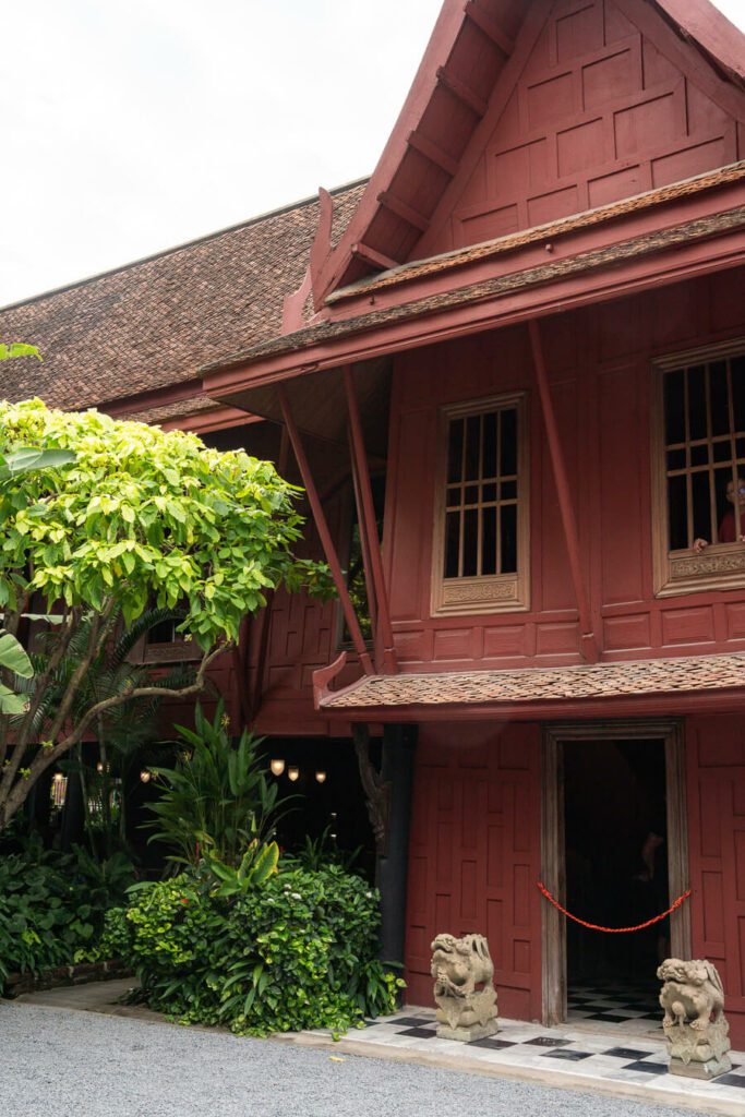 exterior of Jim Thompson's House Museum Bangkok Thailand