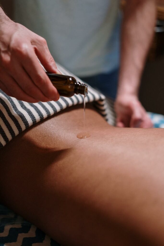 spa treatment, oil massage