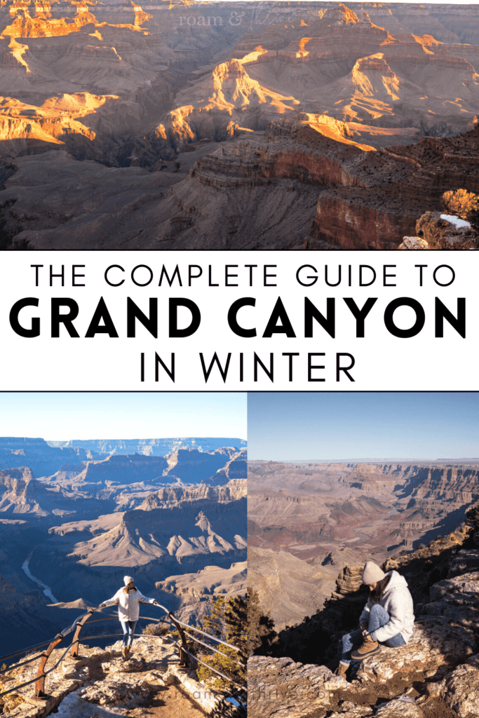 grand canyon during winter