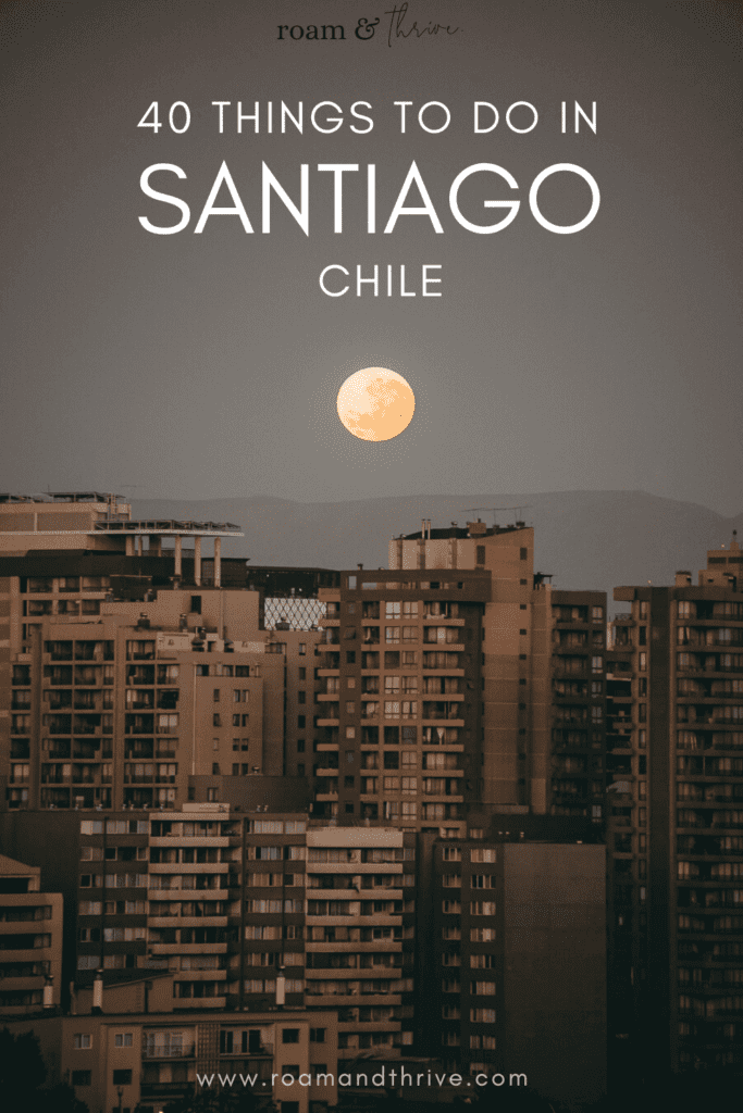 best things to do in santiago chile