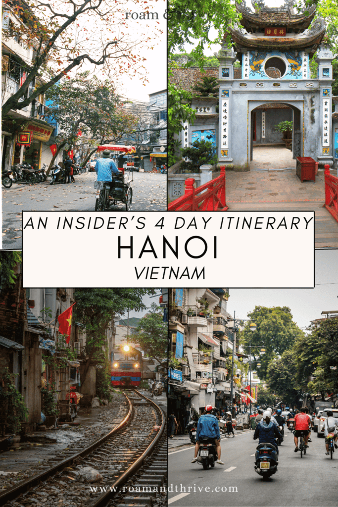 4 days in Hanoi Itinerary Vietnam