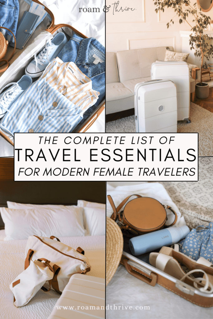 a guide to travel essentials for women