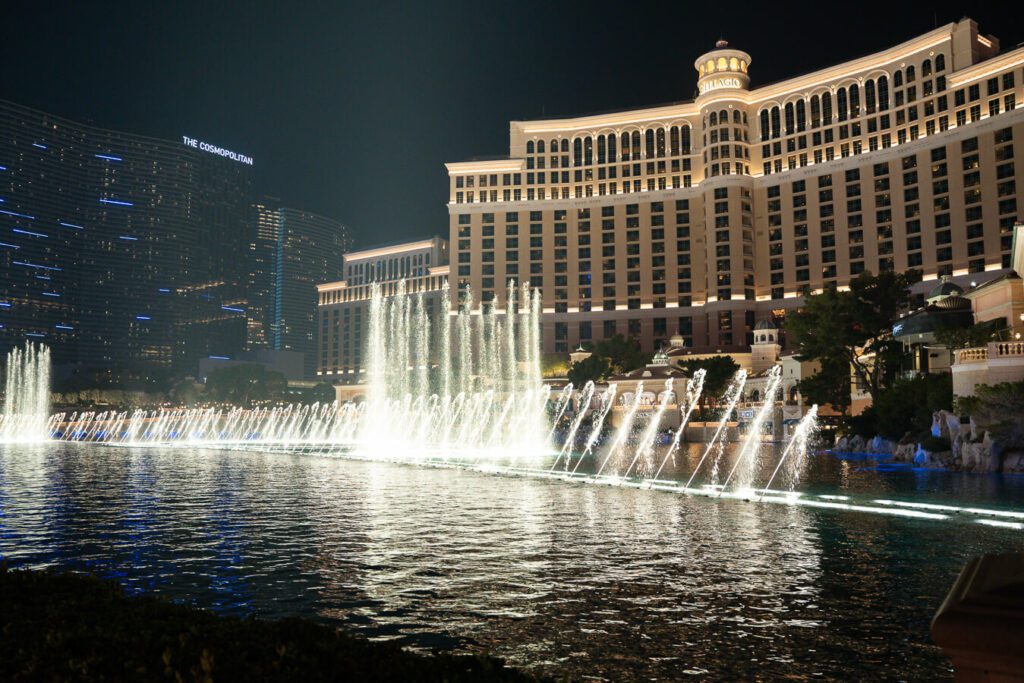 Bellagio fountain show, Las Vegas
