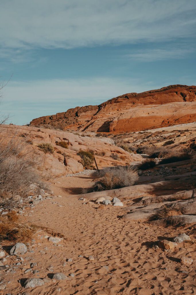 Pastel Canyon trail, one of the best valley of fire hikes