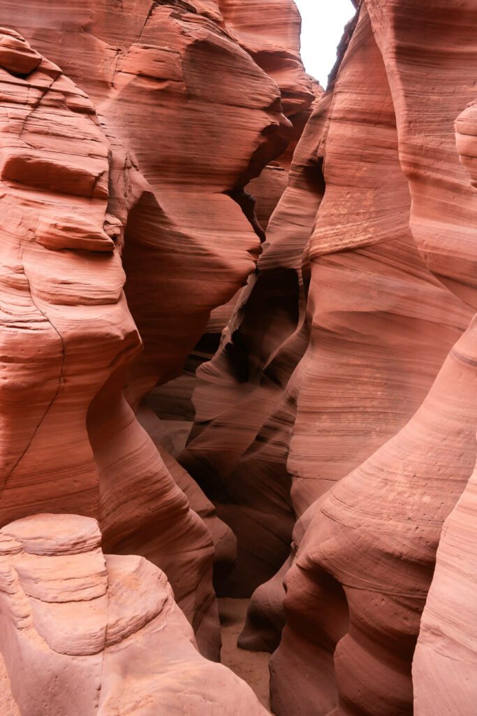 The wall patterns of Antelope Canyon X