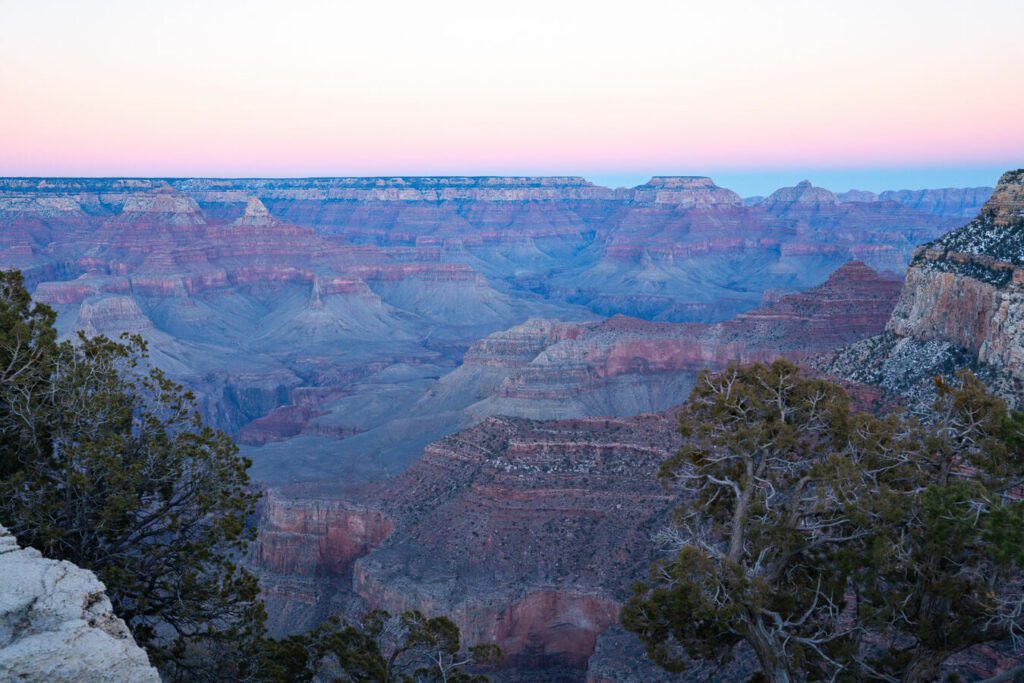 best time to visit Grand Canyon at sunset