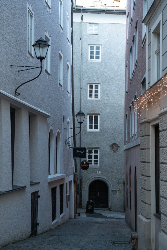 small street in Altstadt, Salzburg