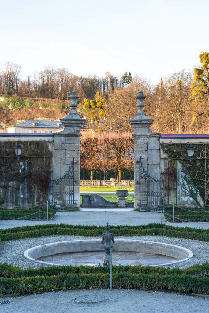 entrance to Mirabell Gardens Salzburg