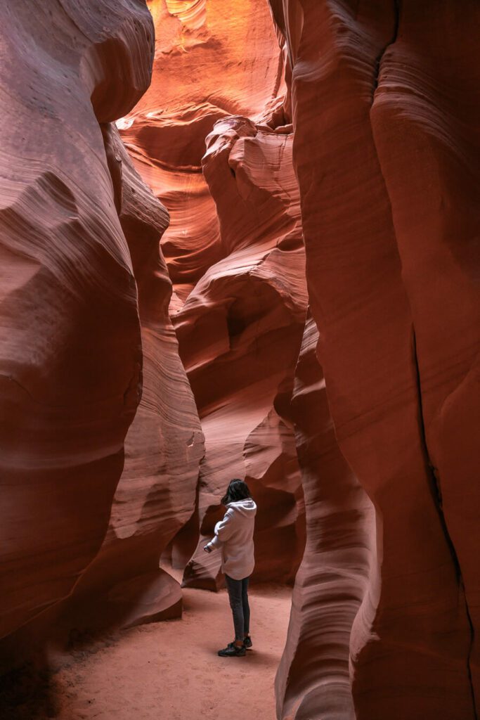 best time to visit lower antelope canyon in January