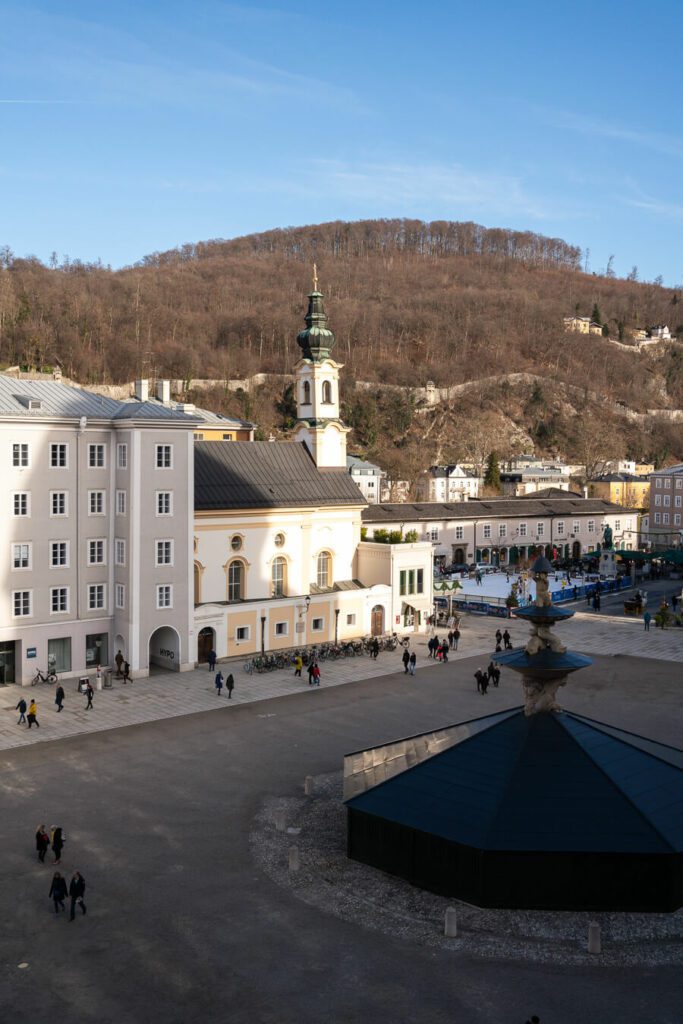 market square in Salzburg old town