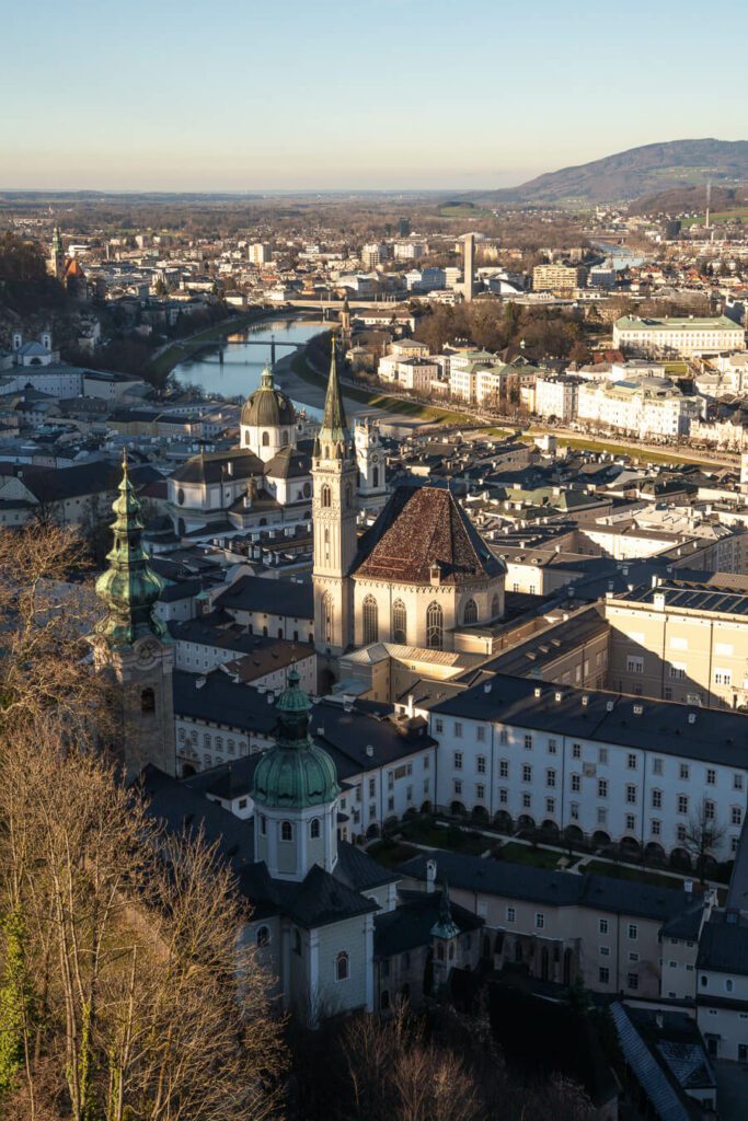 View of Salzburg from fortress