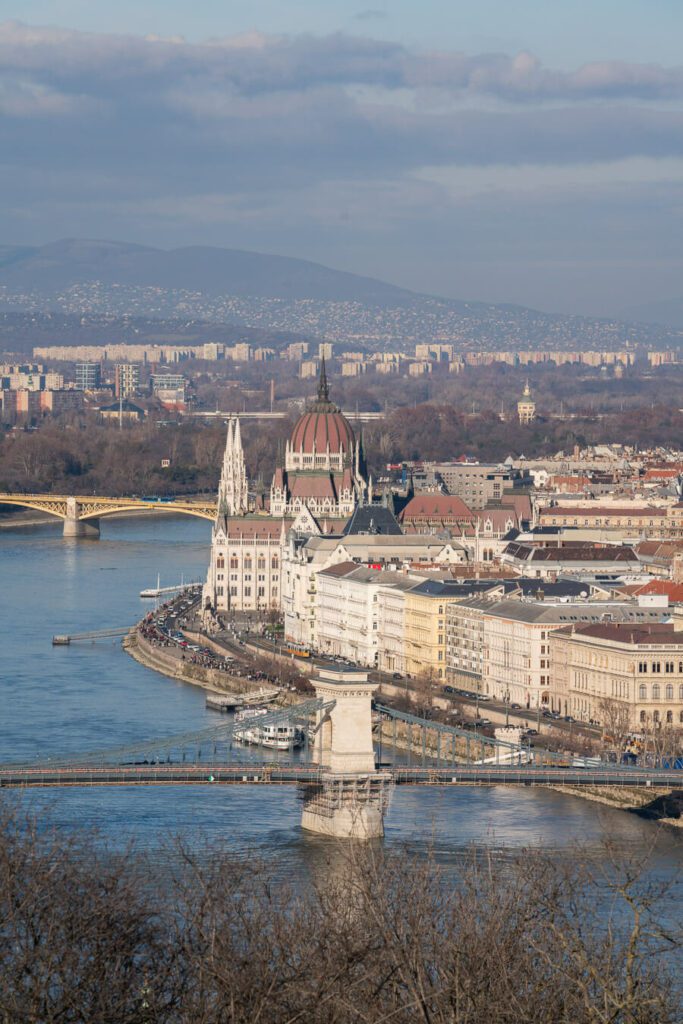 View of Budapest from Gellert Park
