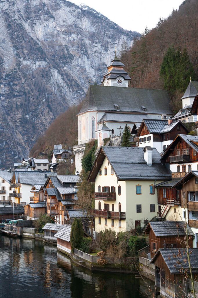 village of Hallstatt in Austria