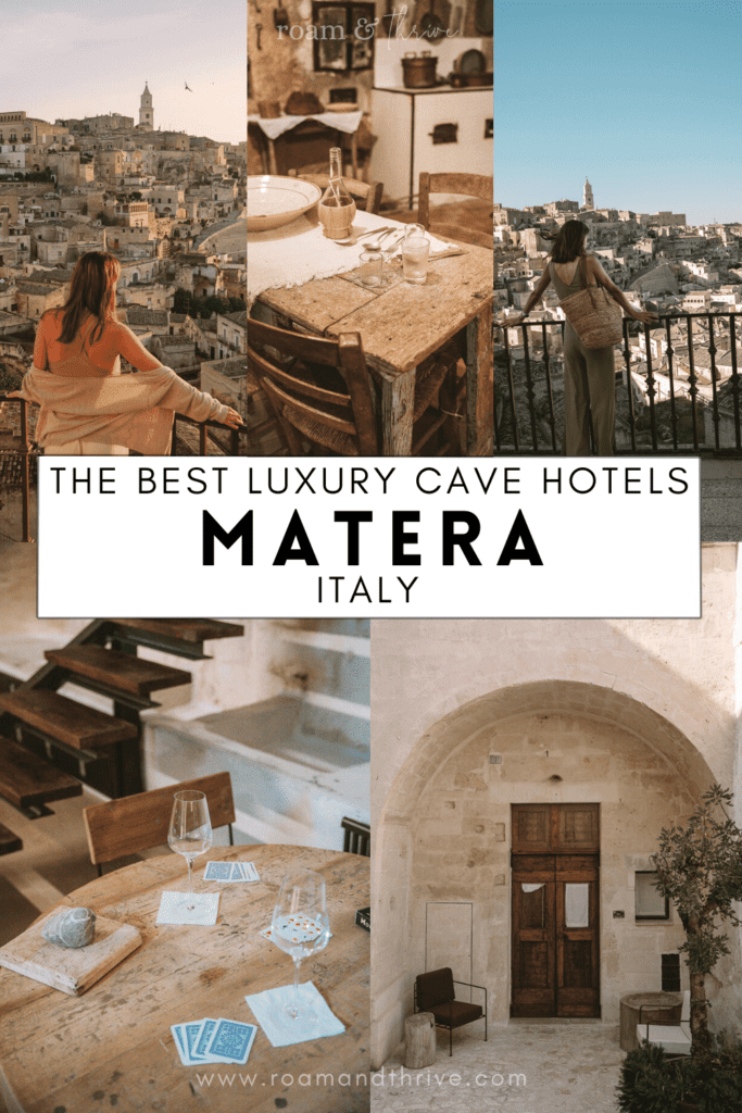the best matera cave hotels
