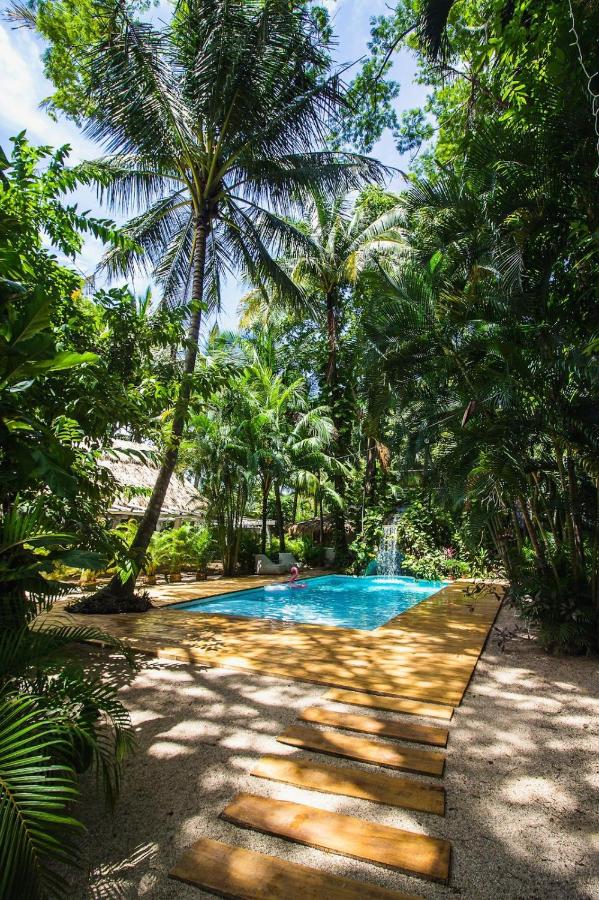 pool area at a hotel in Nosara Costa Rica