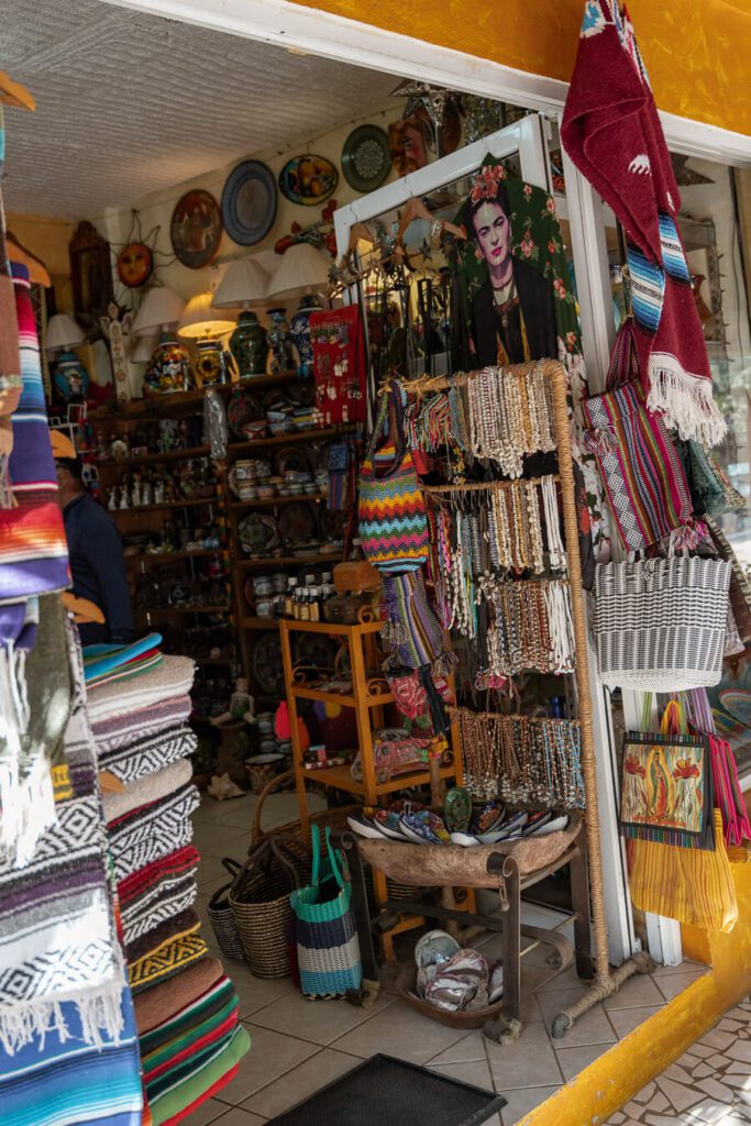 a souvenir shop in mexico