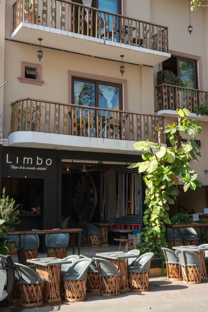 Limbo restaurant and terrace in san pancho mexico