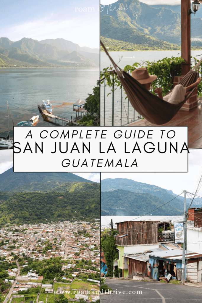 a travel guide to San Juan la Laguna